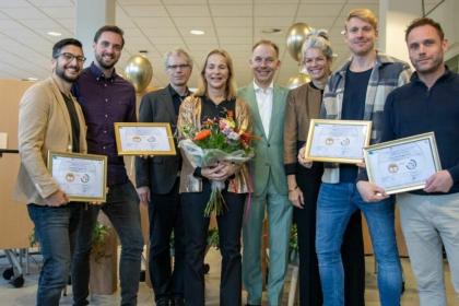 Gouden certificaten van de Milieuthermometer Zorg