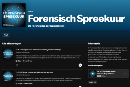 Onze podcast Forensisch Spreekuuur is verhuist